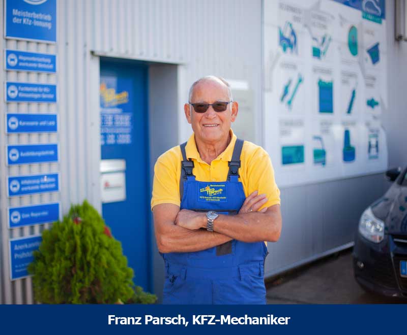 Franz Parsch, KFZ-Mechaniker