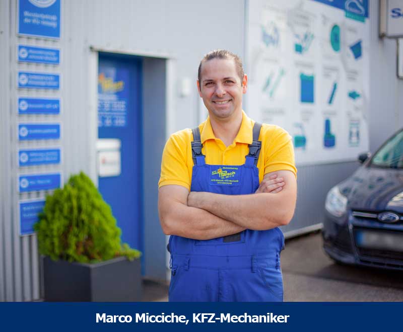 Marco Micciche, KFZ-Mechaniker